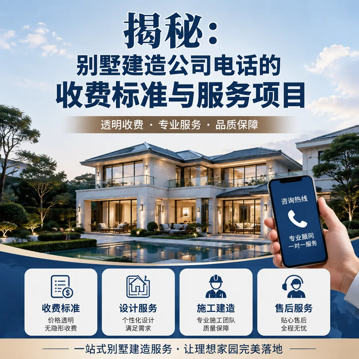 揭秘:平塘别墅建造公司电话的收费标准与服务项目