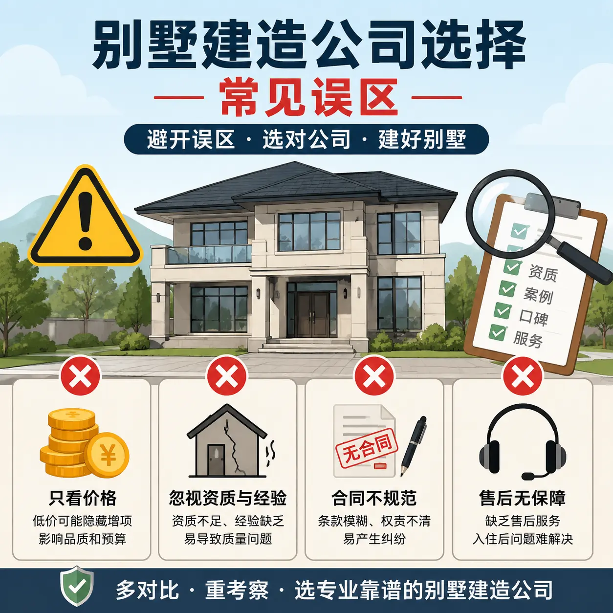 平塘 别墅建造公司推荐：了解市场行情与服务内容