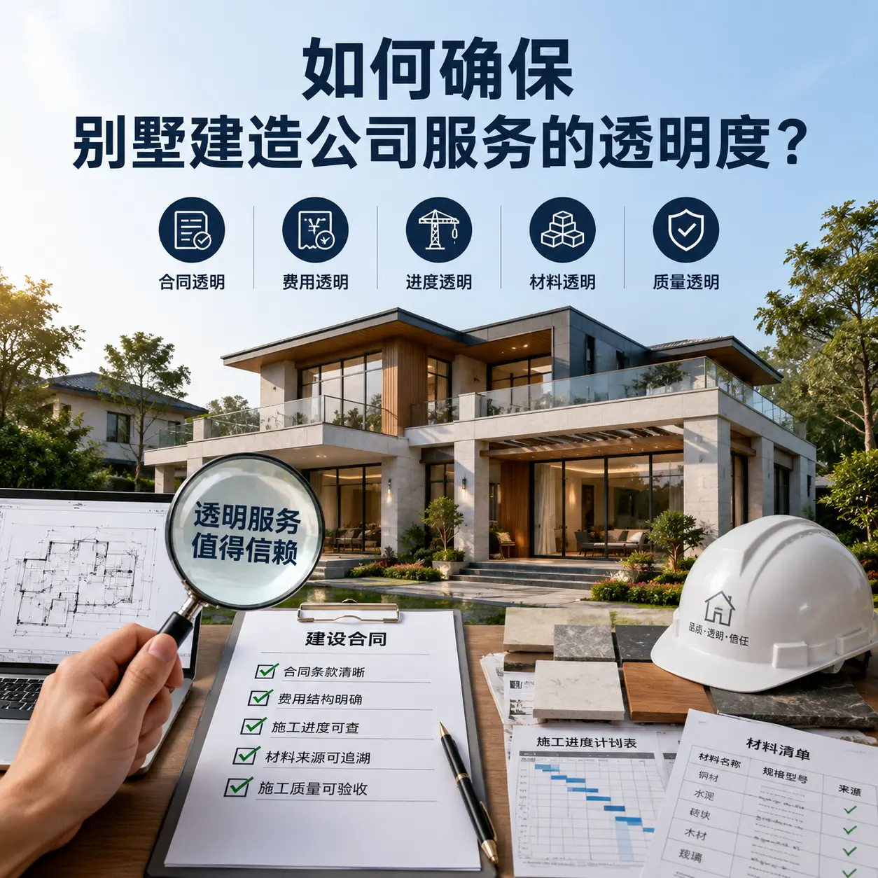 在 平塘 如何确保别墅建造公司服务的透明度?
