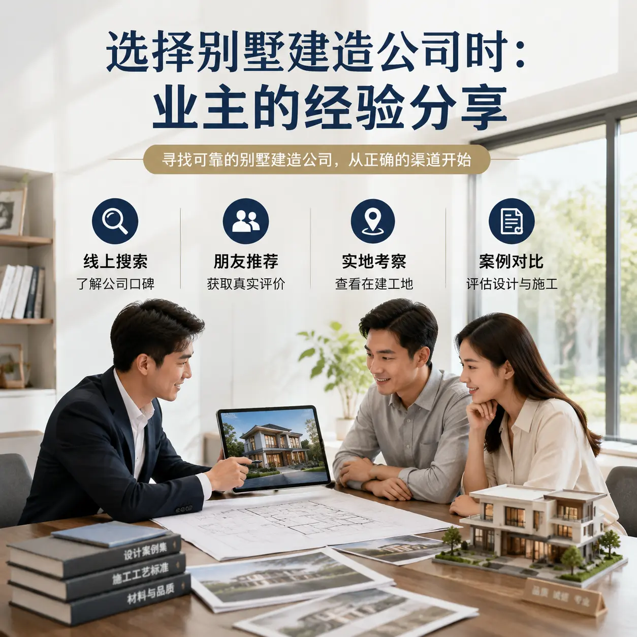 选择别墅建造公司时： 平塘 业主的经验分享