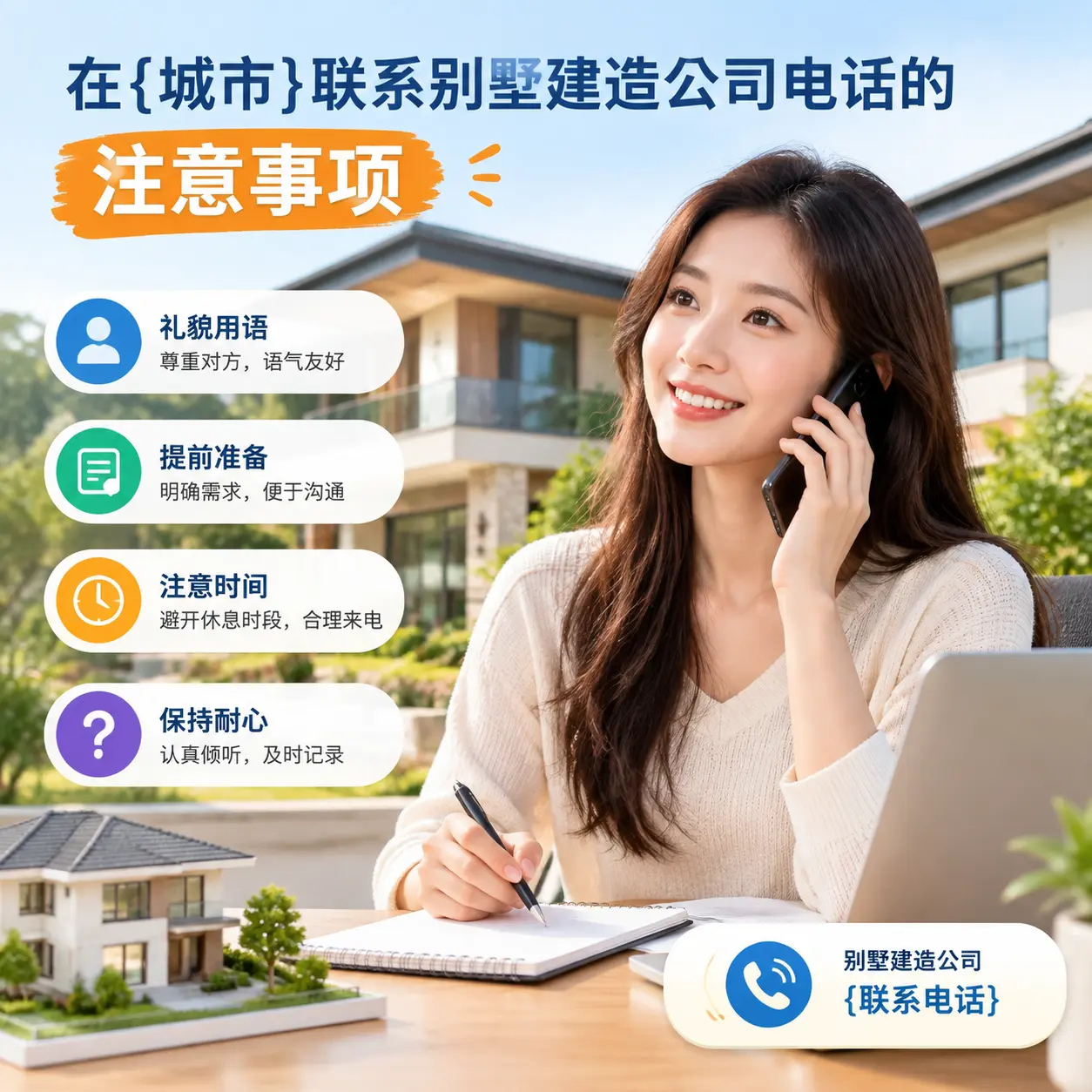 在平塘联系别墅建造公司电话的注意事项