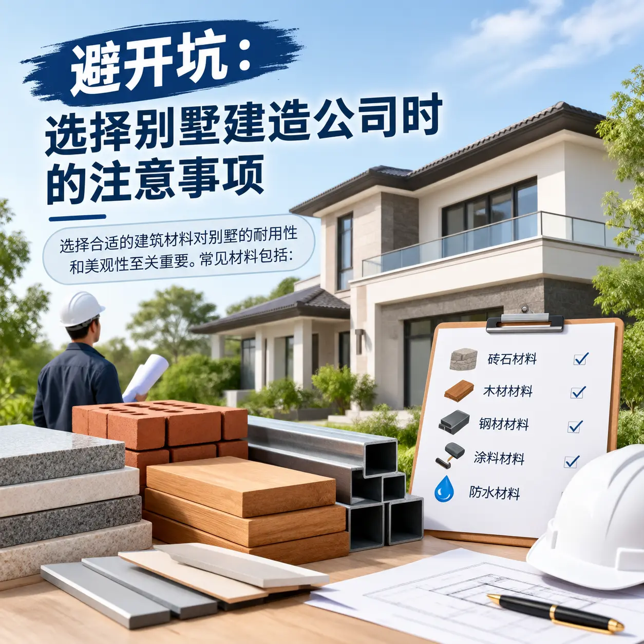 避开坑:选择 平塘 别墅建造公司时的注意事项