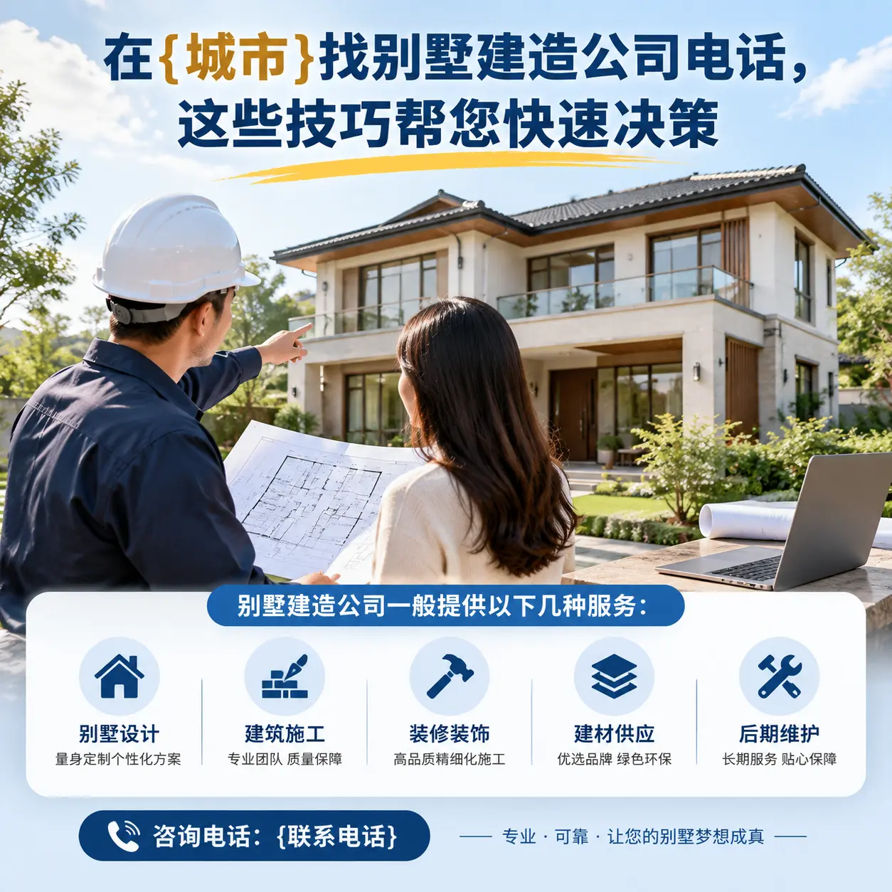 在平塘找别墅建造公司电话,这些技巧帮您快速决策